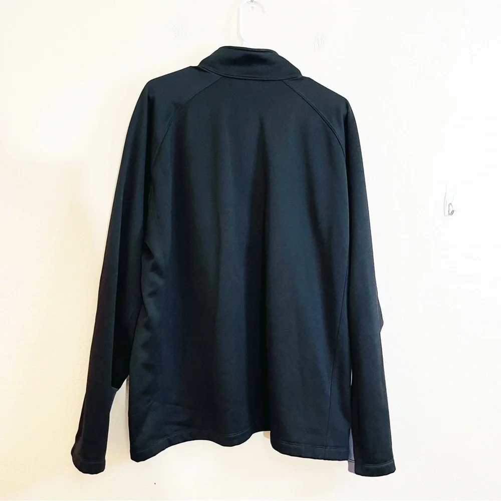 The North Face Canyonlands Pullover 1/4 Zip Up Sweater Jacket XXL Black/Gray